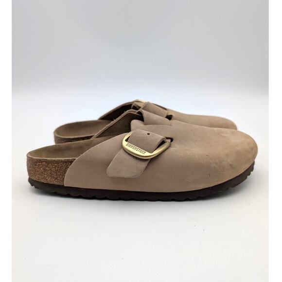 Birkenstock Boston Big Buckle Clogs Unisex Tobacco Brown Size US W7/M5 EU38 - Picture 3 of 11